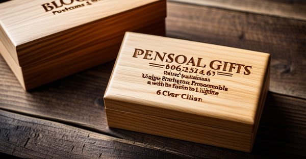 Cadeaux personnalisé en bois : l'originalité durable à prix doux